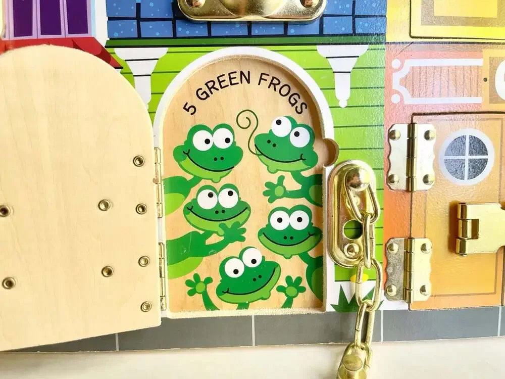 Melissa & Doug Latches Board Wooden Activity Puzzle